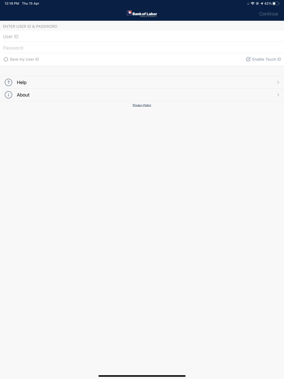 Screenshot #4 pour Bank of Labor Mobile Banking