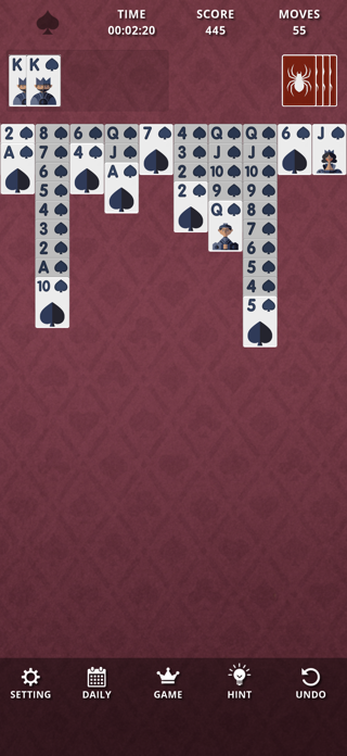 Spider Solitaire: Classic! Screenshot 3 of 4