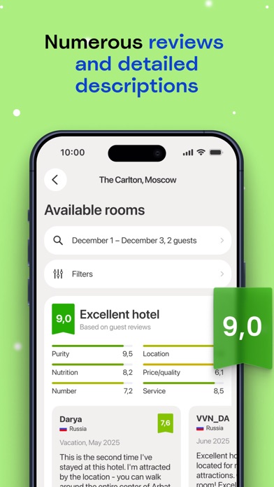 Ostrovok – Book a Hotel iPhone screenshot 6 - Travel app
