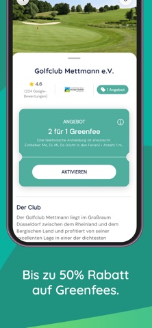 Golfplatz.de Greenfee Deals screenshot