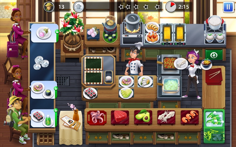 Cooking Stars－Restaurant Game iPhone screenshot