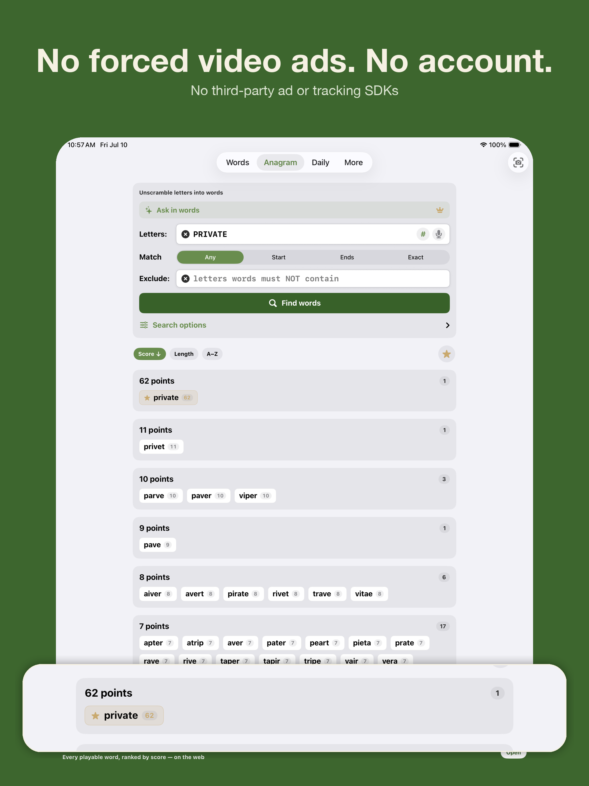 A2z Word Finder screenshot 8
