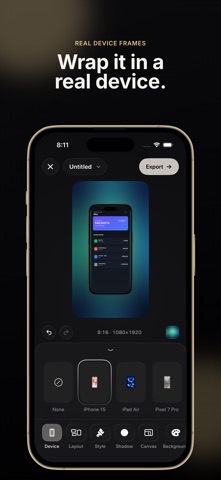 Polish – Mockup Studio iPhone screenshot