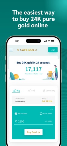 SafeGold – Digital Gold App screenshot
