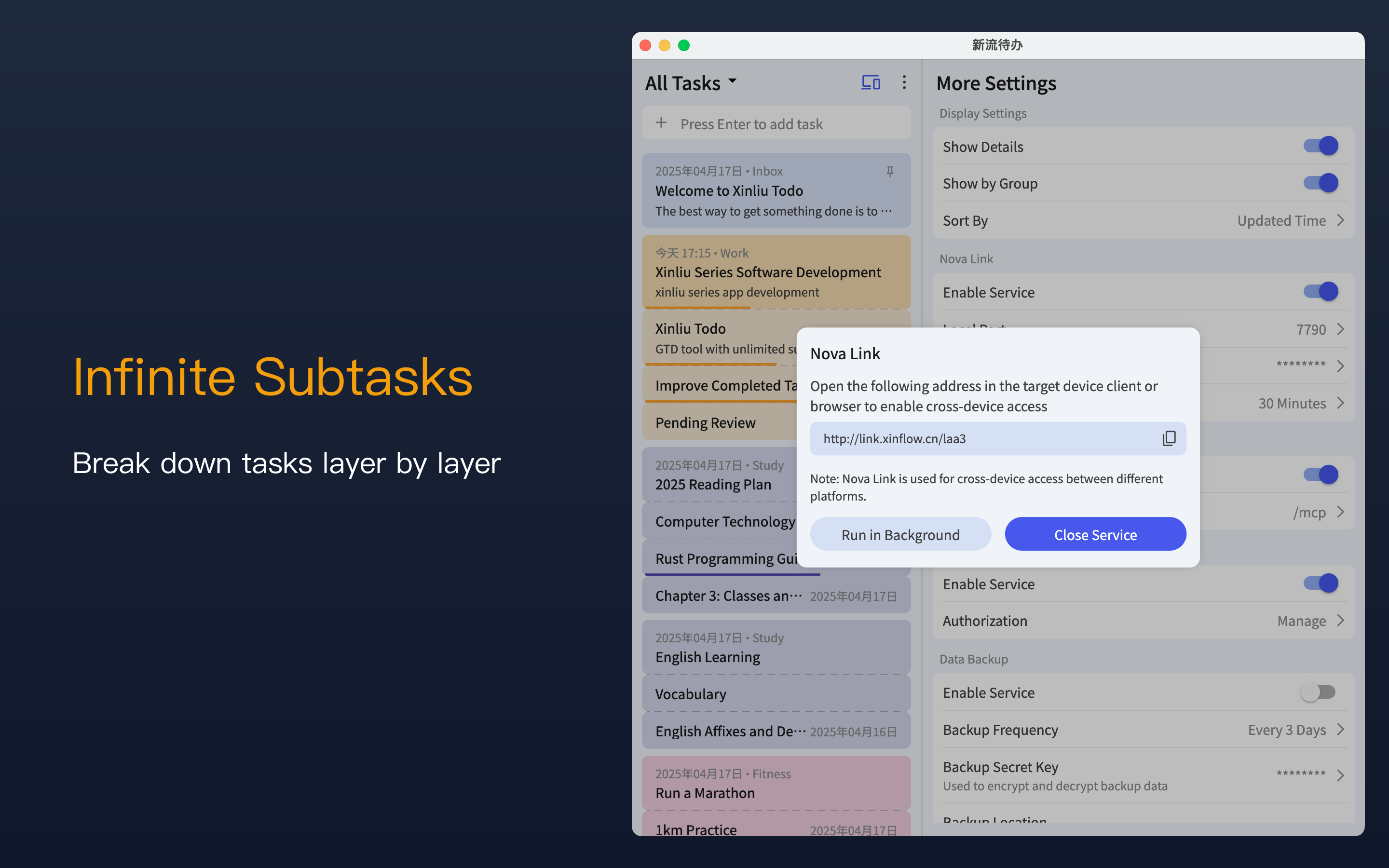 NovaFlow Todo screenshot 10