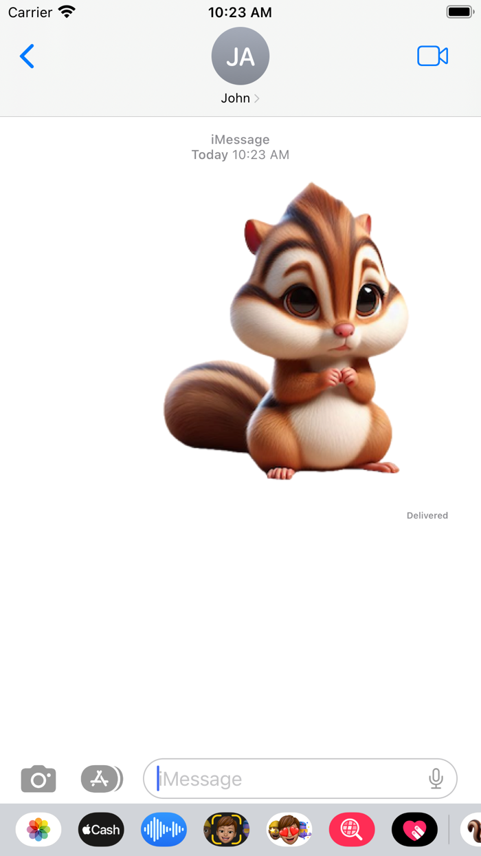 Sad Chipmunk Stickers