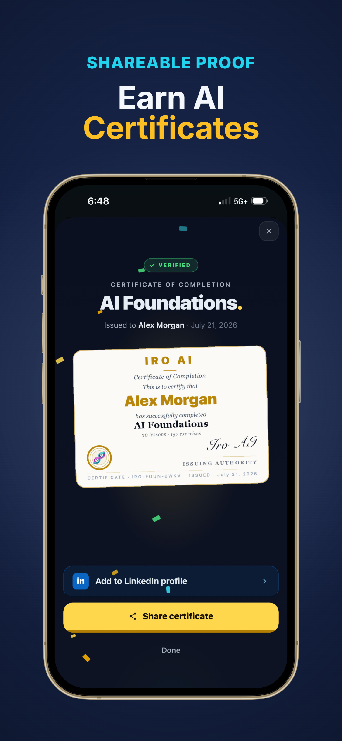 Iro AI — Learn AI Skills screenshot 8