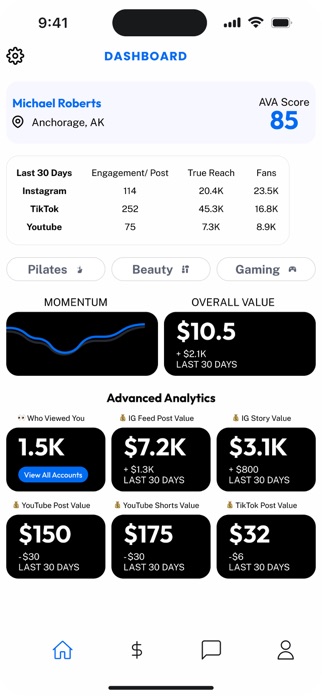 Avarithim: Social Analytics Screenshot 5 of 6