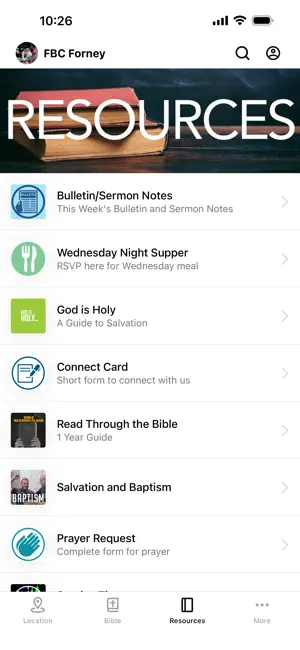 First Baptist Forney screenshot 2