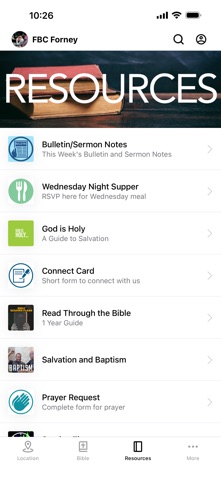 First Baptist Forney screenshot 2