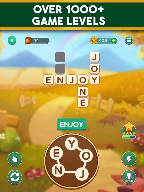 Word Nut Crossword Puzzle Game screenshot 1