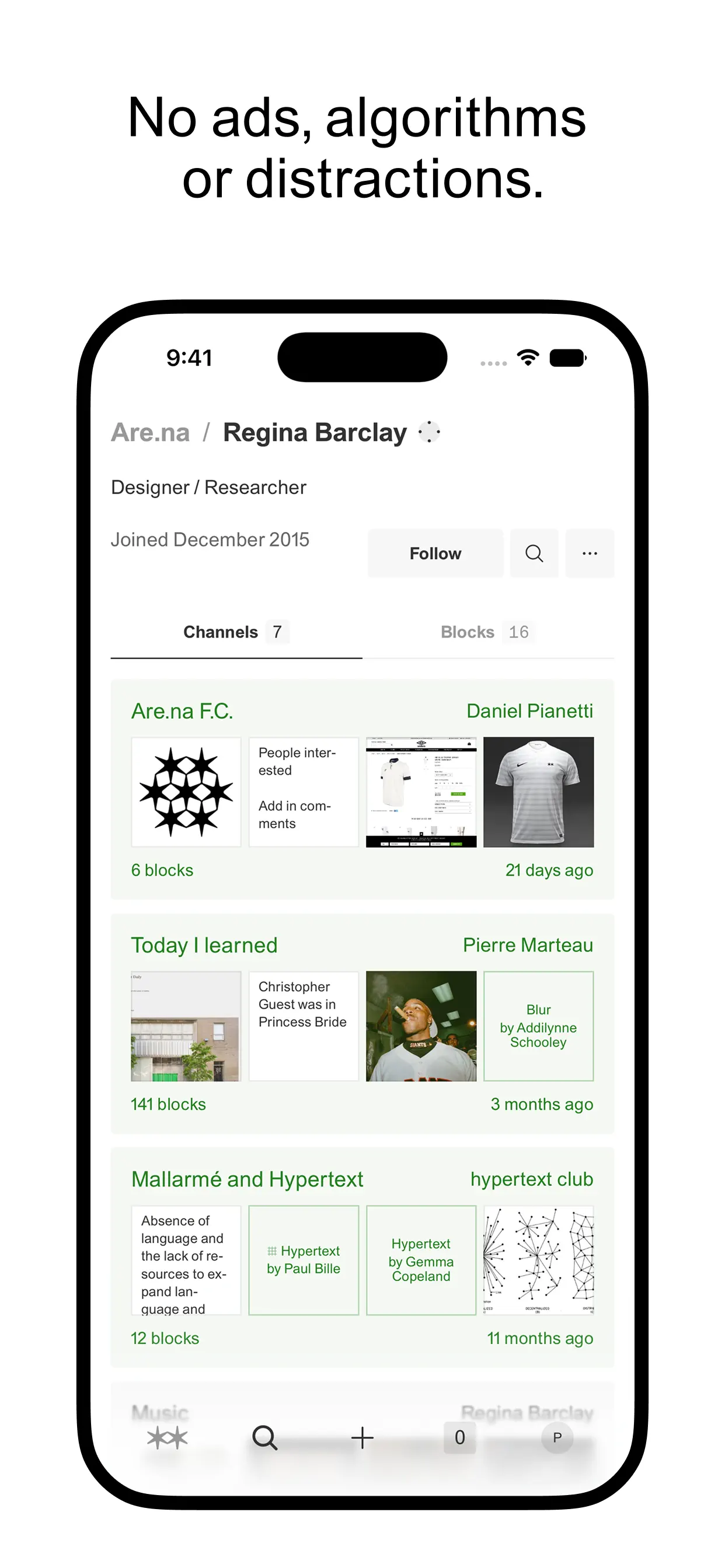 Are.na screenshot 2