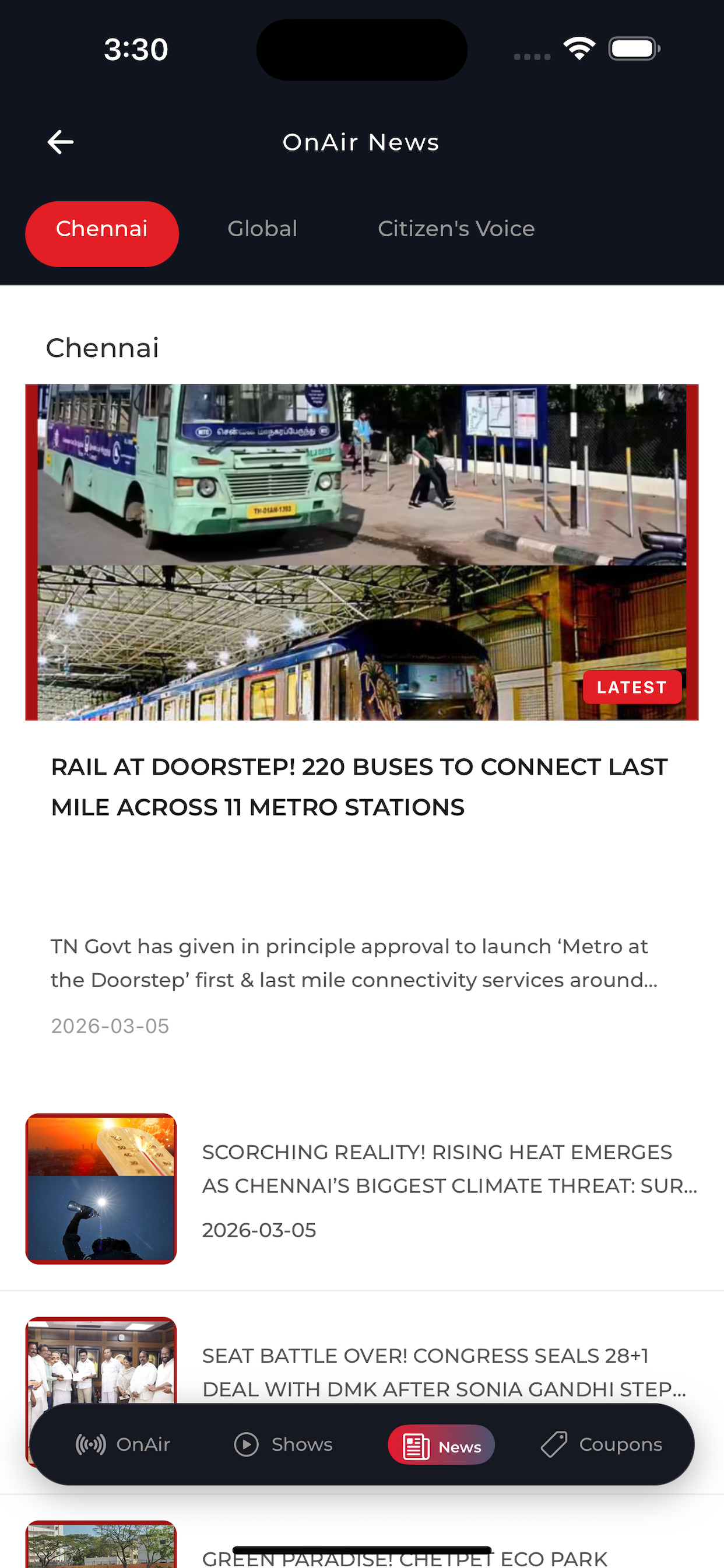 Chennai Live