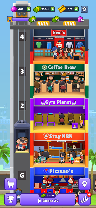 Idle Rent Tower Screenshot 4 of 8