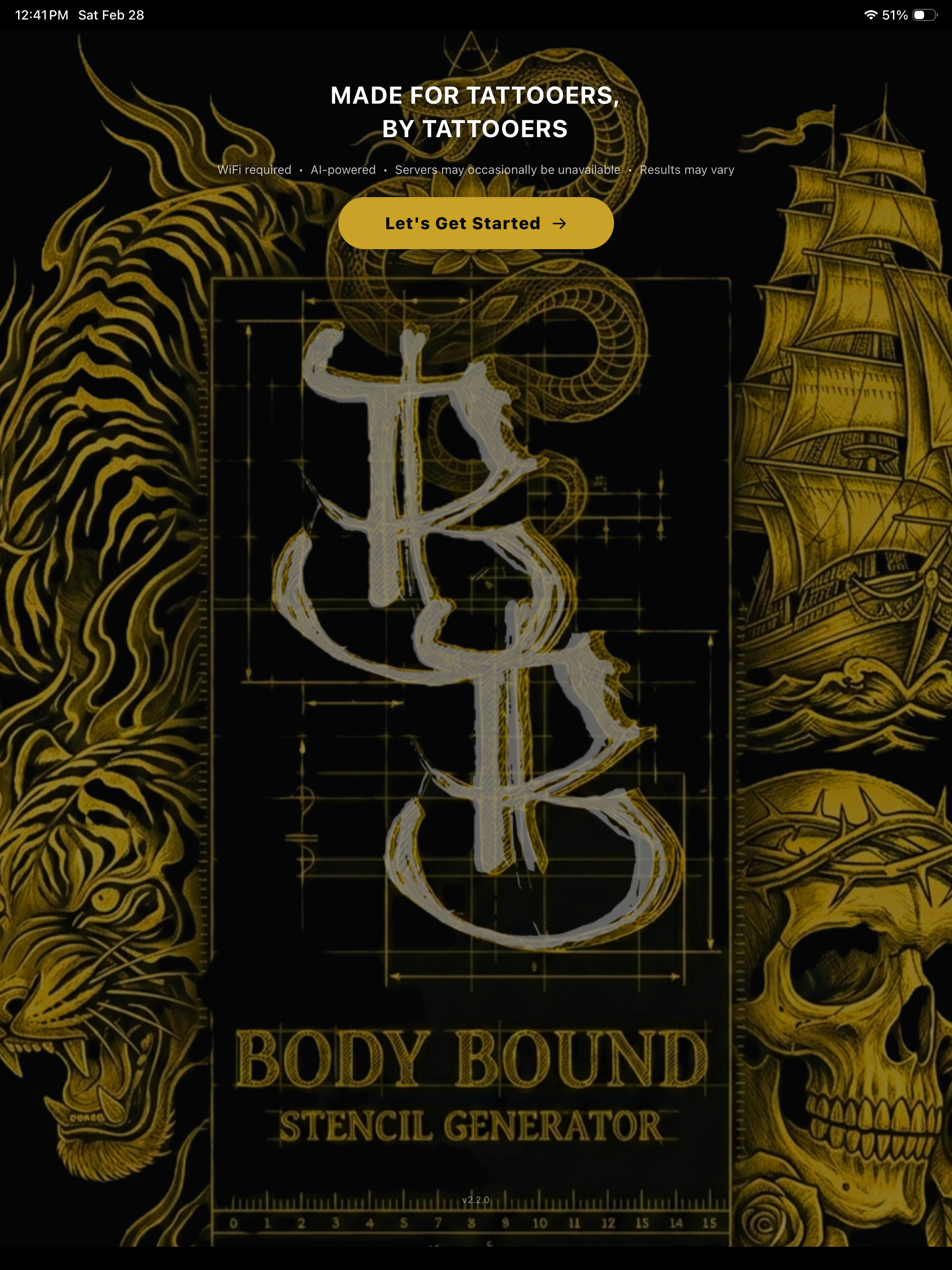 BODY BOUND Stencil Generator