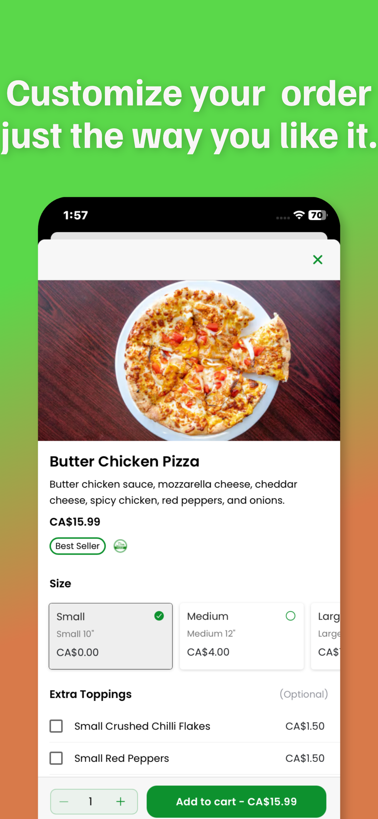 Hot Pan Pizza