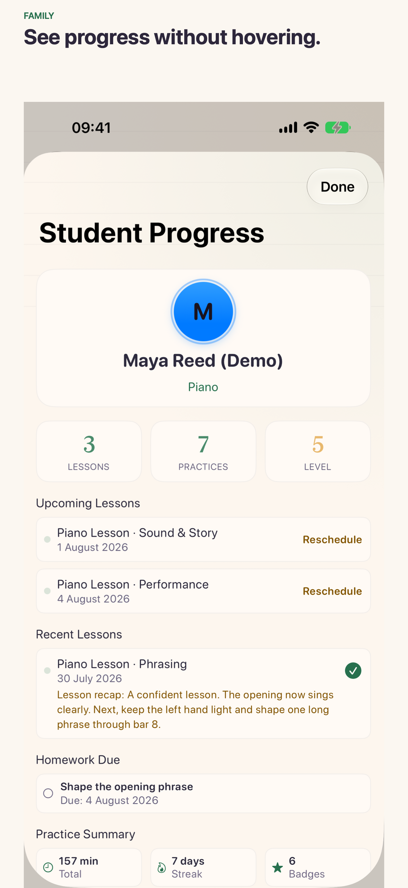 Tutti: Music Lesson Studio screenshot 3