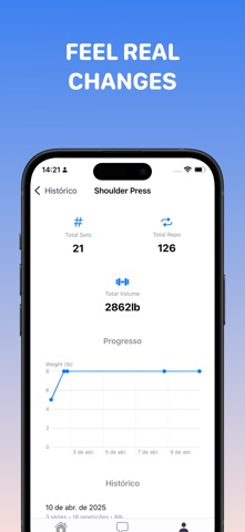 Workout Log Gamified: BlazeFit screenshot