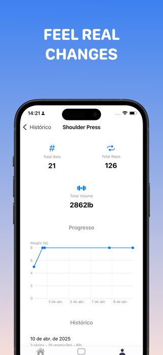Workout Log Gamified: BlazeFit Screenshot 5 of 5