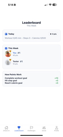 LoopFit screenshot