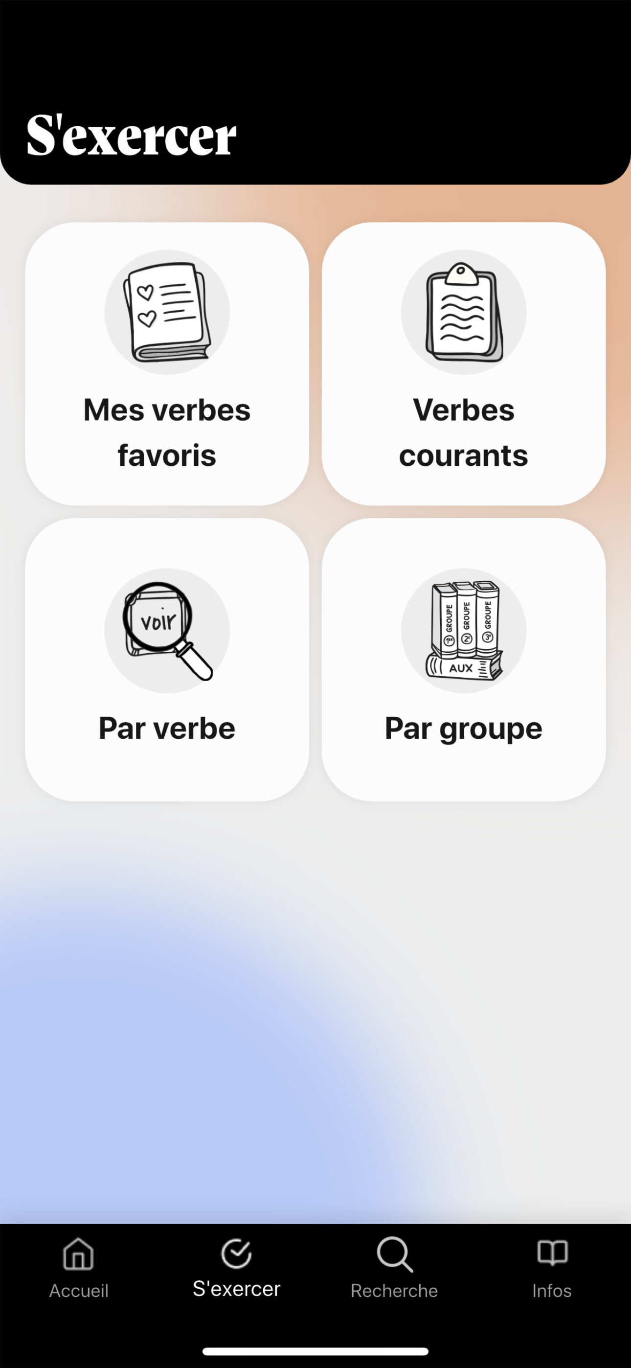 French verbs conjugation