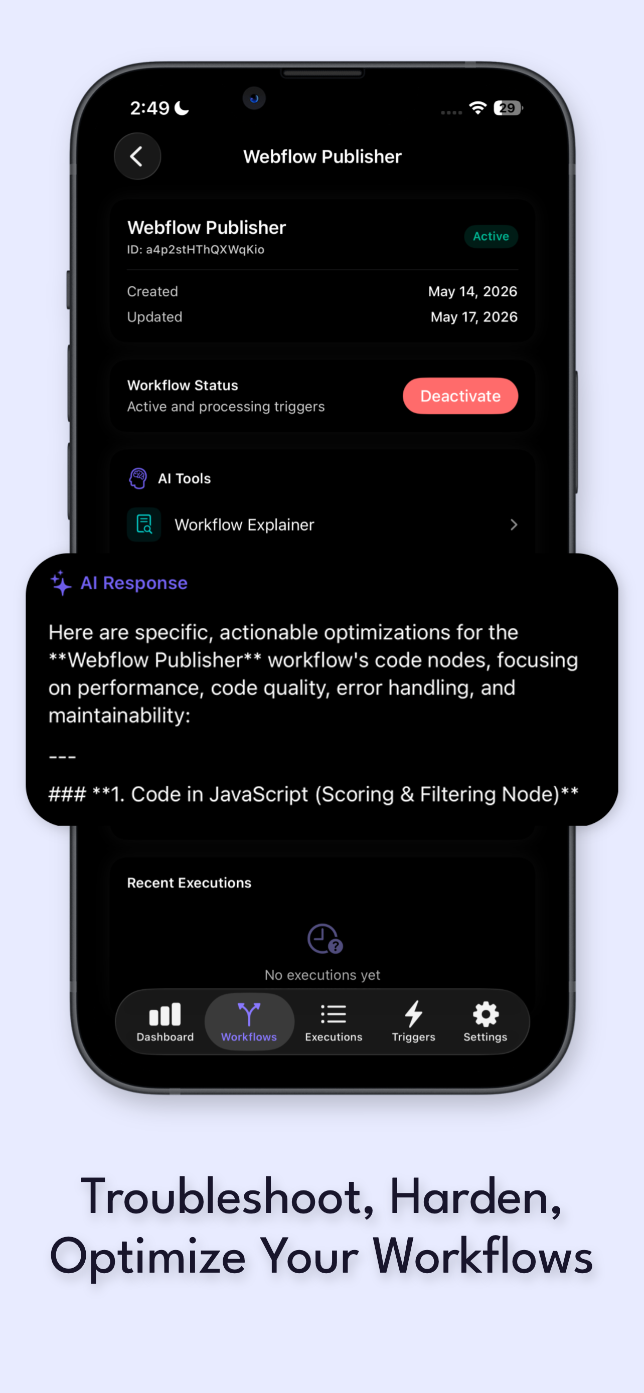Nodey | n8n Mobile Automation screenshot 6
