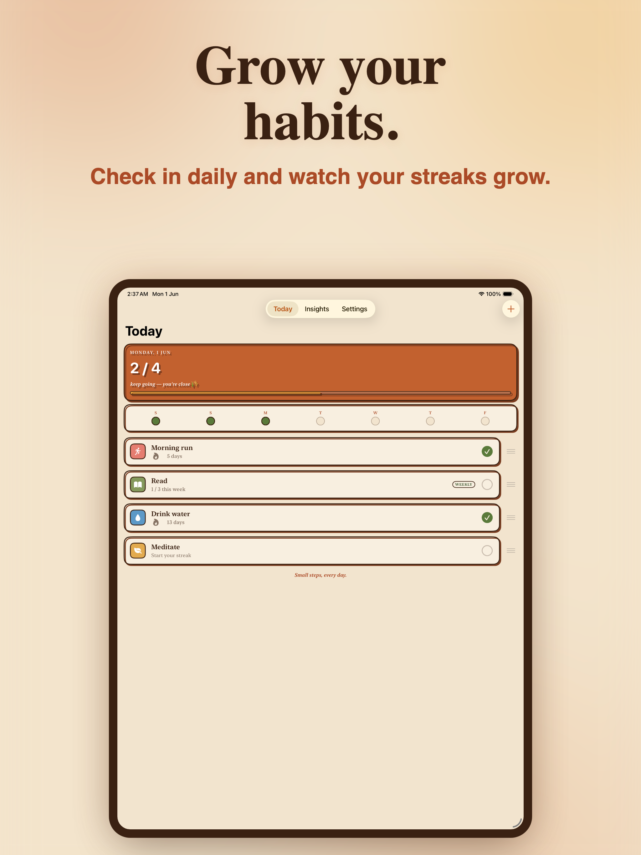 Tillow: Habit & Streak Tracker