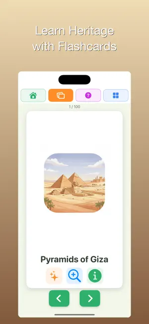 100 World Heritage: Kids screenshot 2