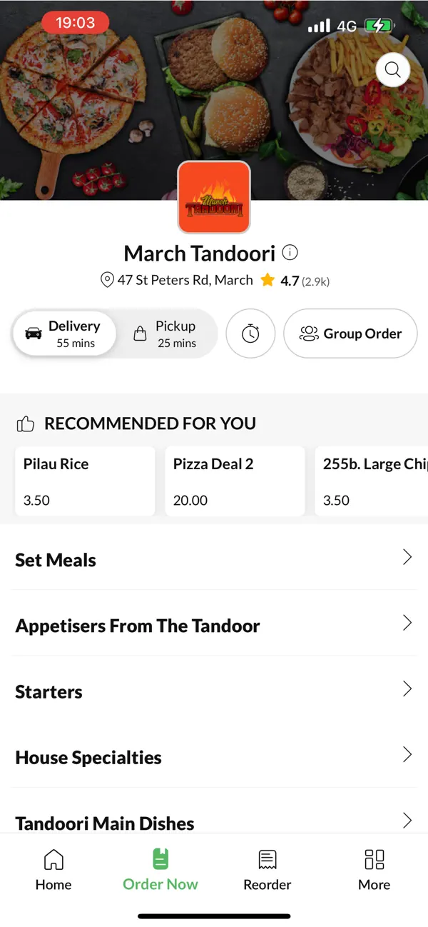 Screenshot #2 pour March Tandoori.