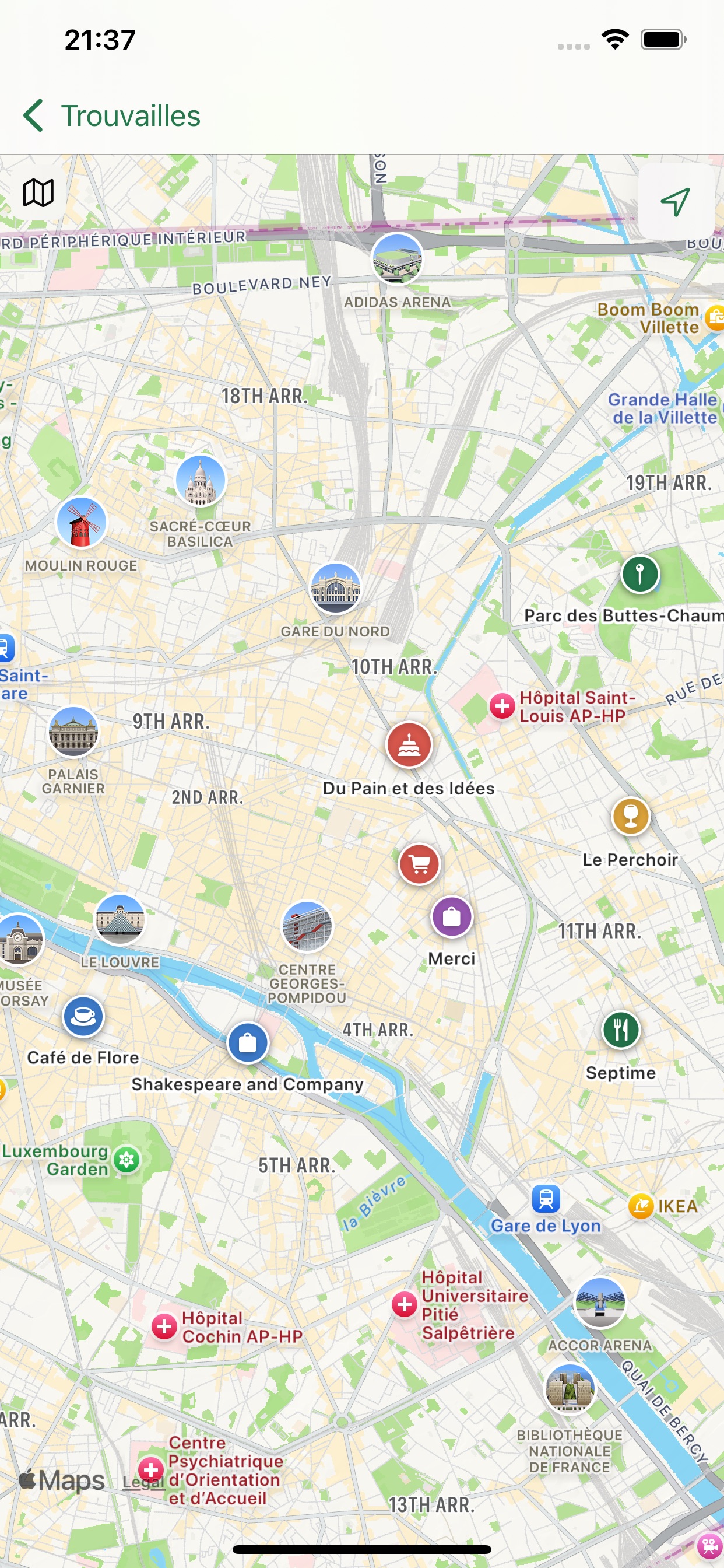 Screenshot 1 of Trouvailles