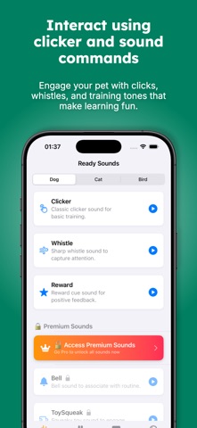 Pet Trainer – Clicker iPhone screenshot