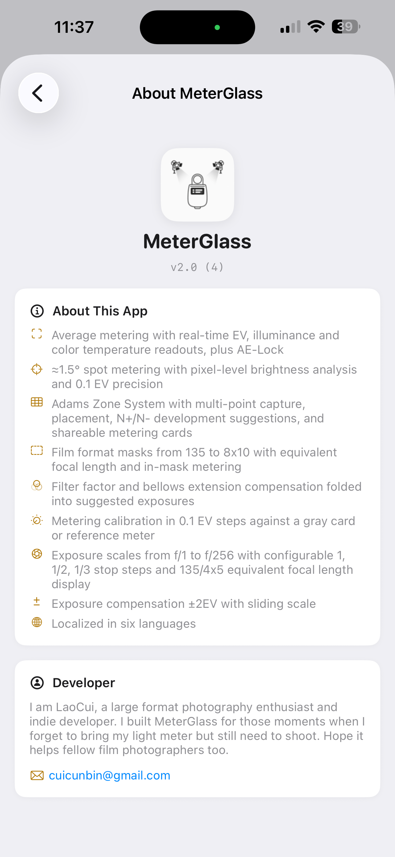 MeterGlass screenshot 6