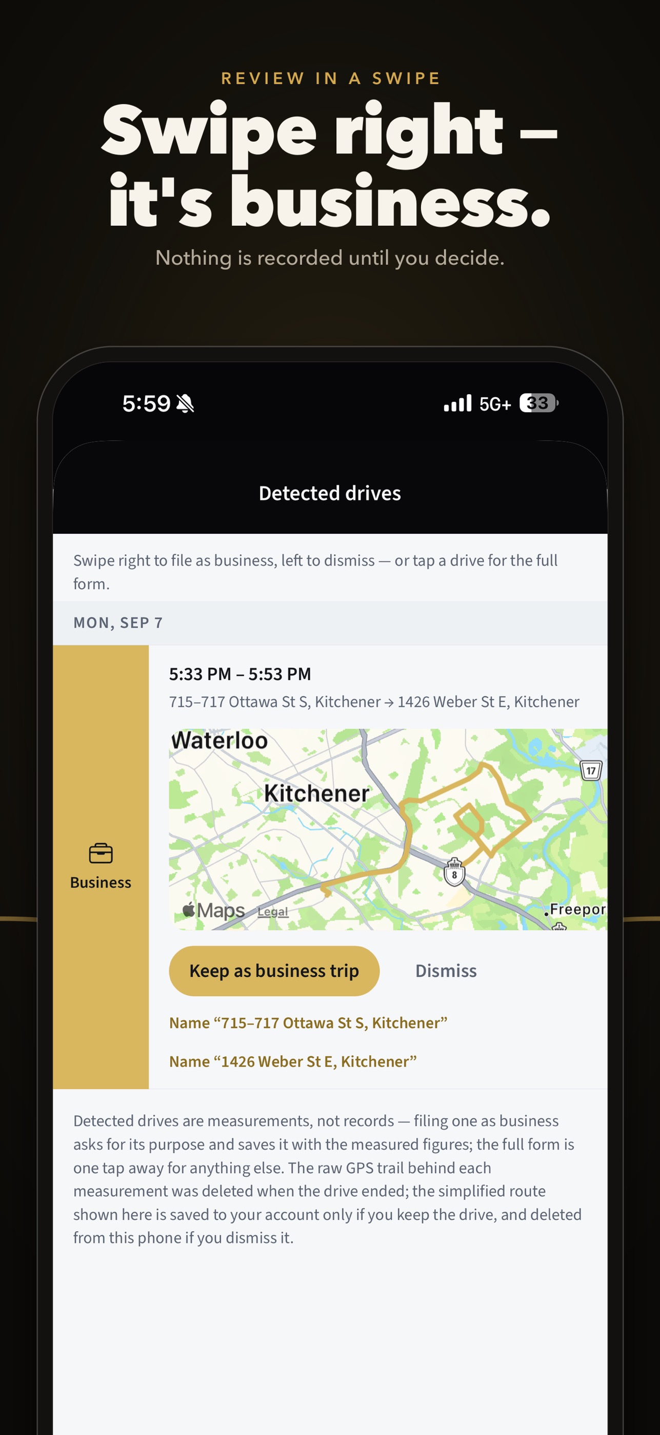 Screenshot 3 of BizFlow: Mileage & Expenses