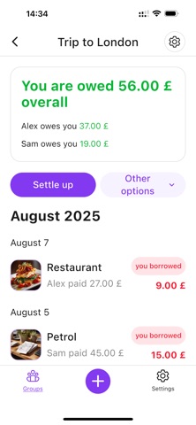 Split Payments -Group Expenses screenshot