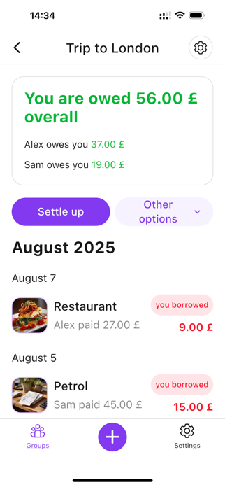 Split Payments -Group Expenses Screenshot 2 of 5