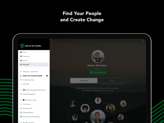 Life At Ten Tenths iPad screenshot 4 - Social Networking app