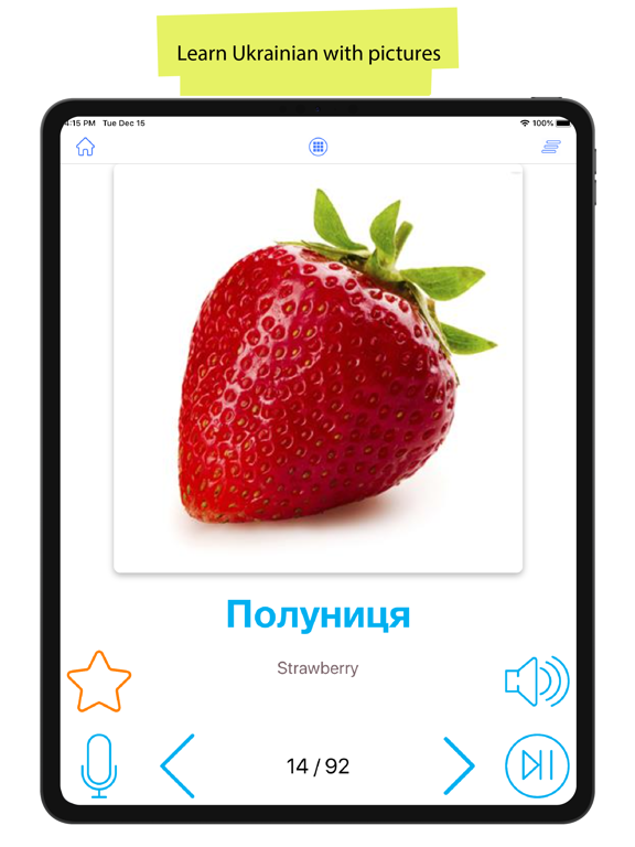 Ukrainian 90000 Words&Pictures iPad screenshot