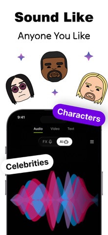 Auto Voice Tune - AI Changer iPhone screenshot