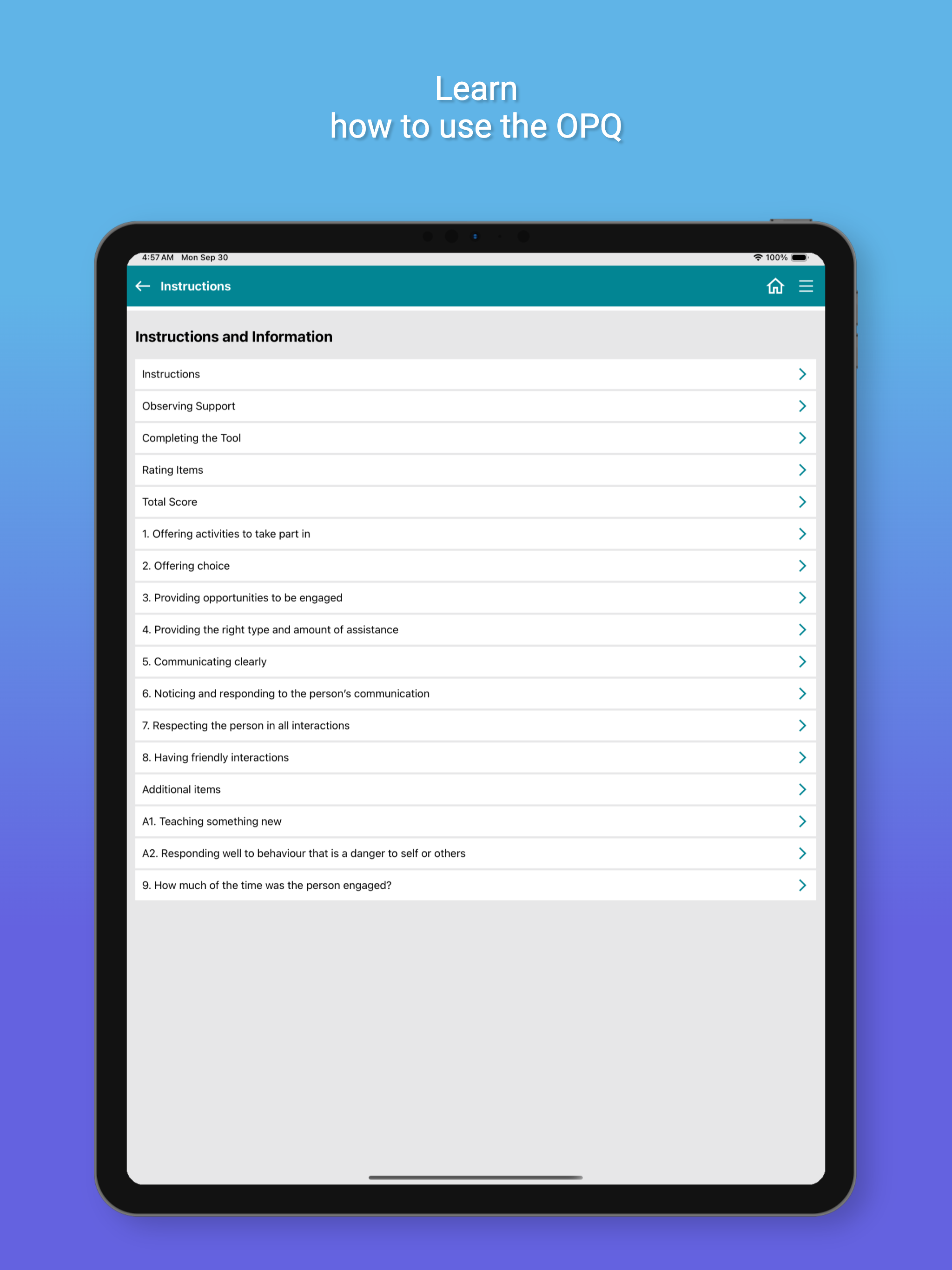 OPQ Tool