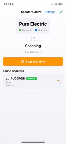 Pure Gen 2 eScooter (Air) screenshot