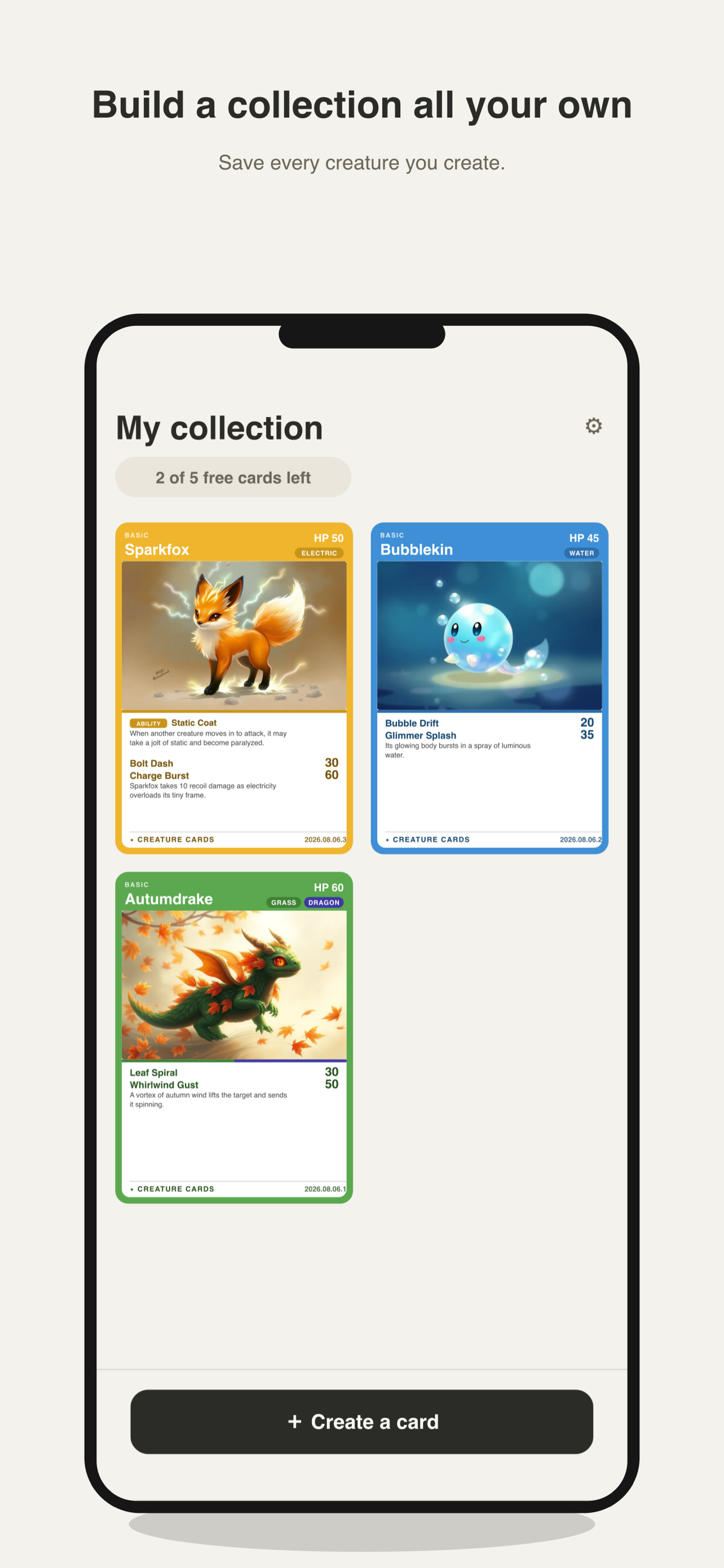 Creature Card Creator screenshot 4