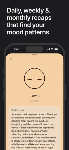 Moon: Mood Tracker & Journal Screenshot 5 of 7
