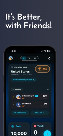 Stepp | Global Step Ranking screenshot