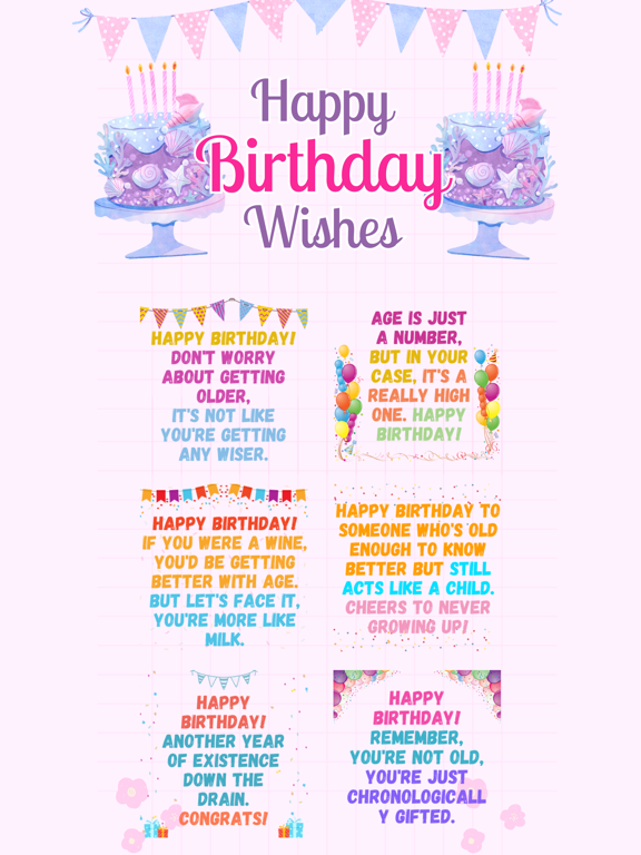 Funny Birthday Wishes Quotesのおすすめ画像1