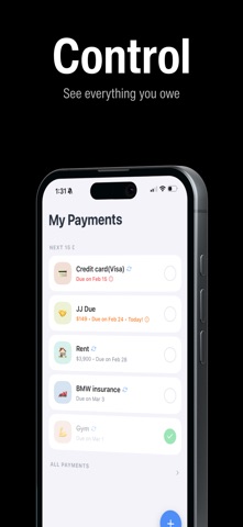 OnDue: Bill Tracker Screenshot 3 of 6