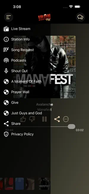 Iron FM screenshot 2