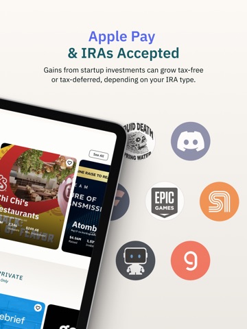 StartEngine: Pre-IPO Investing iPad screenshot