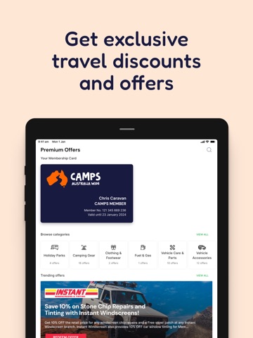 CAMPS: Camping Australia Wide iPad screenshot 8