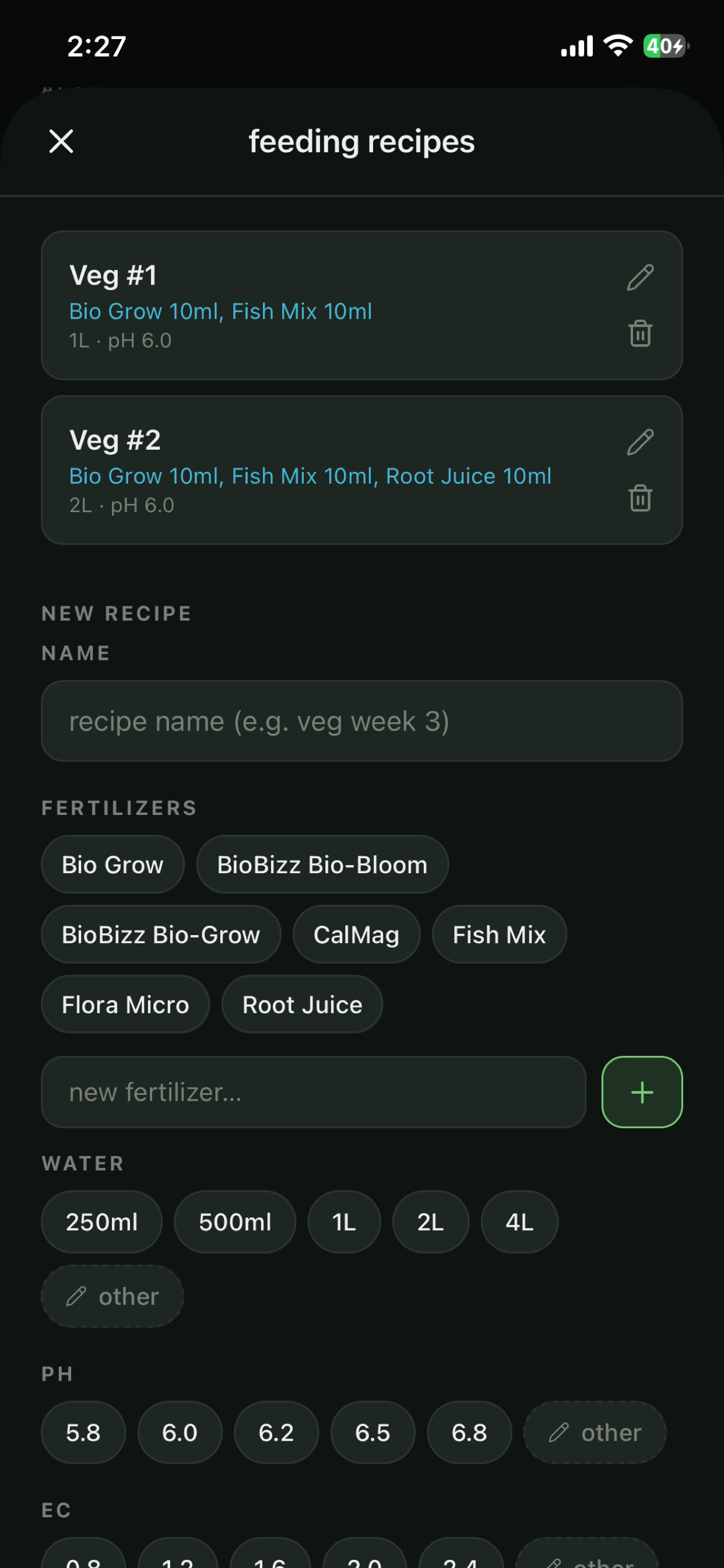 Grower Helper: Your grow diary