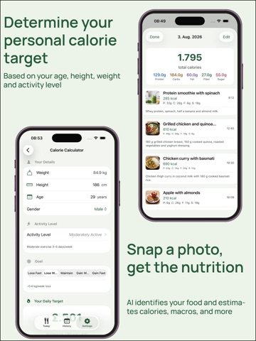 FAT Calorie Tracker iPad screenshot